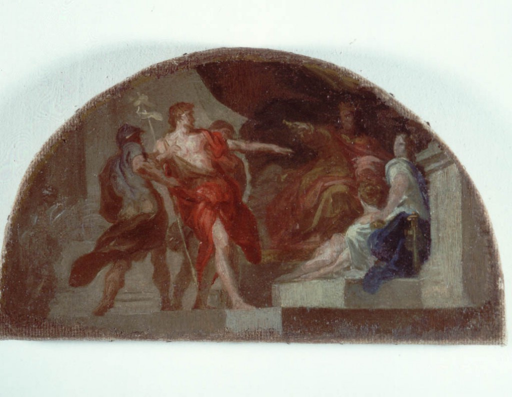 Il Battista di fronte a Erode di Domenico Corvi