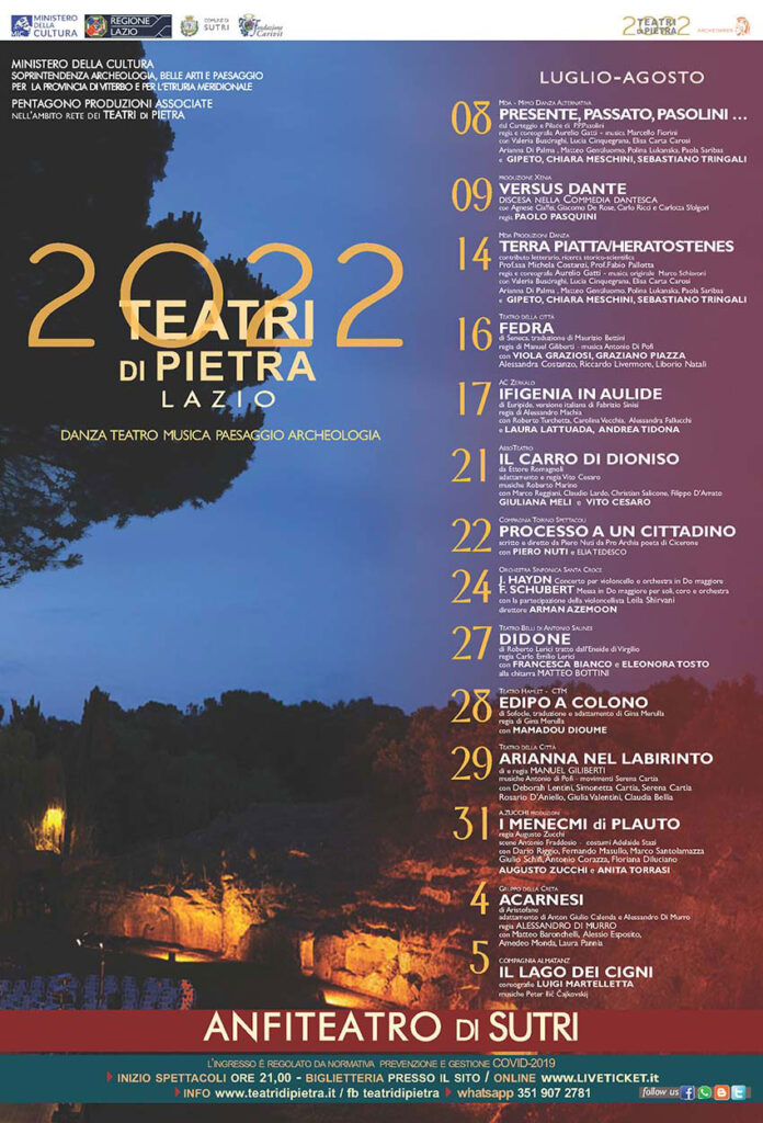 calendario eventi teatri pietra sutri 2022